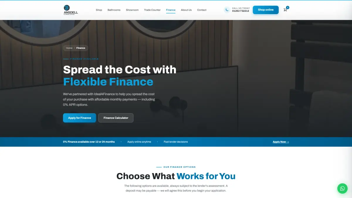 Ansdell finance page