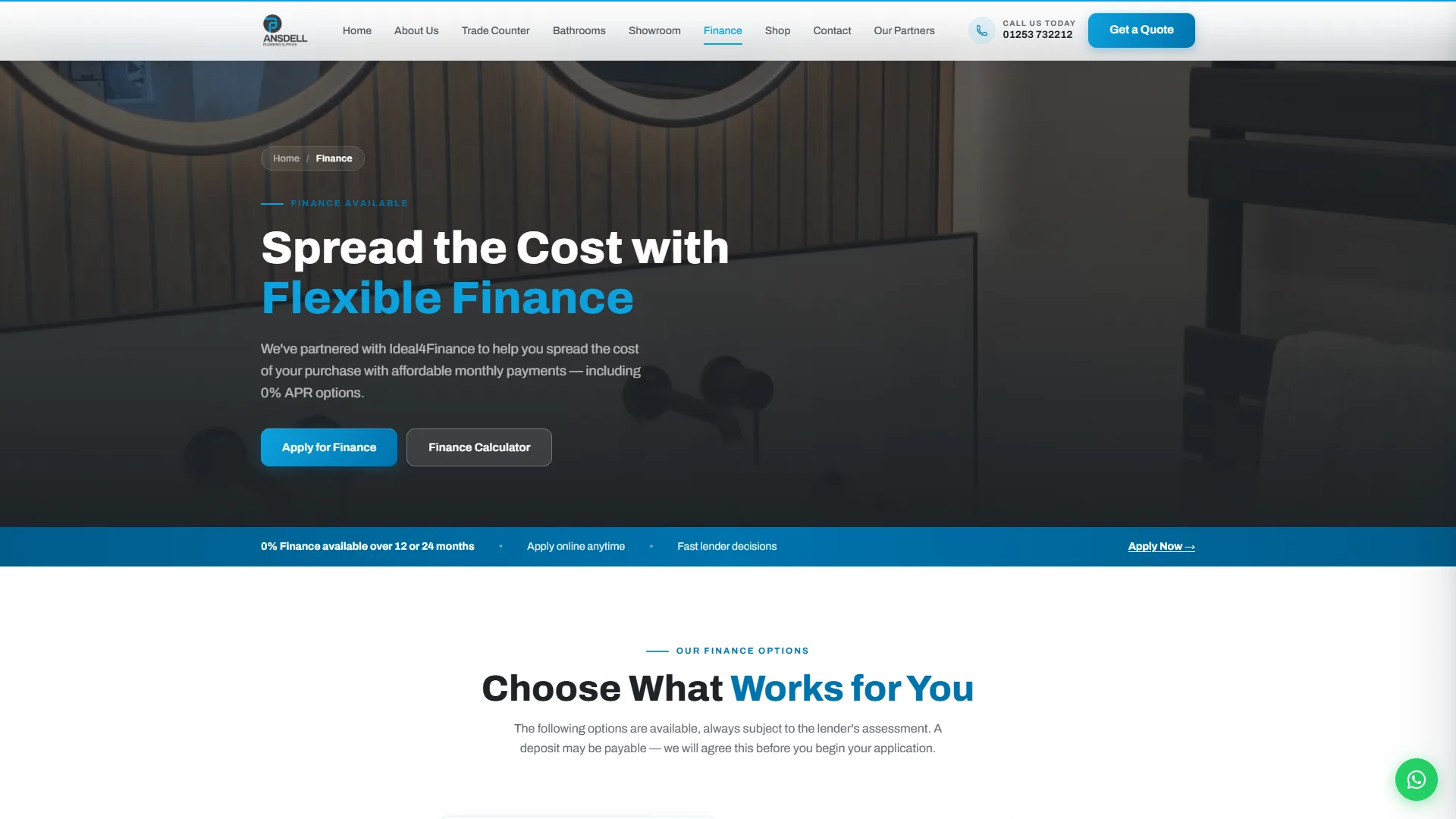 Ansdell finance page
