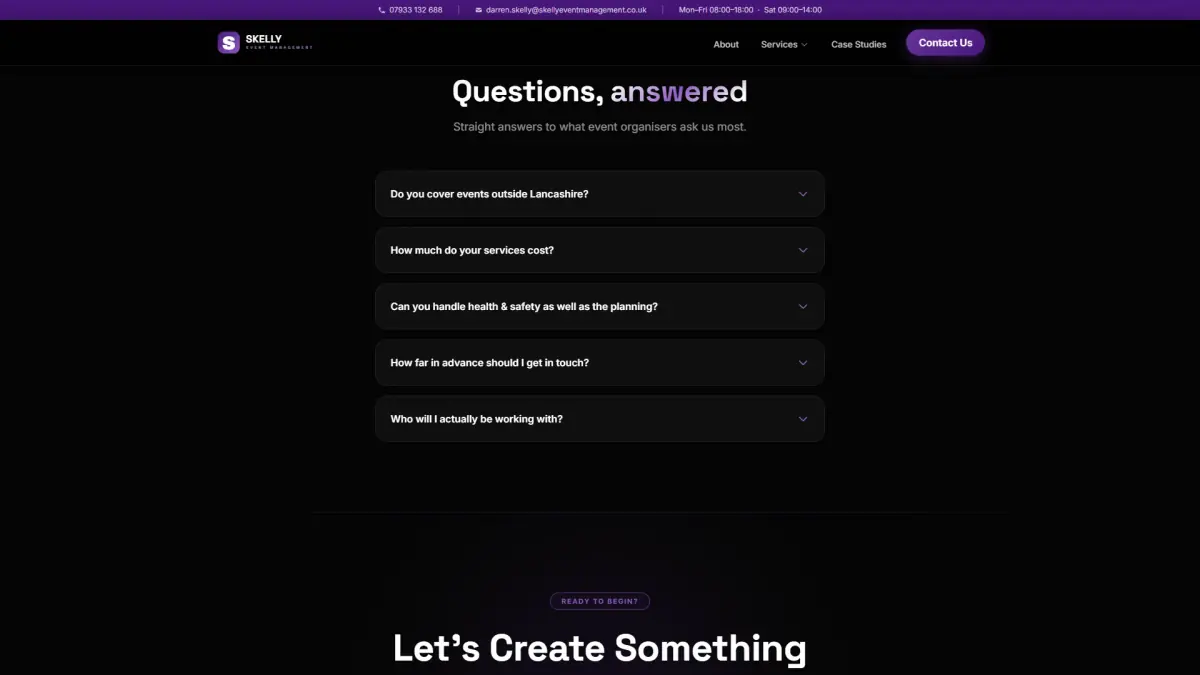 Skelly homepage FAQ